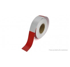 Auto Vehicle Red & White Reflective Warning Conspicuity Tape (45m)